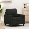 vidaXL Fauteuil Noir 60 cm Tissu