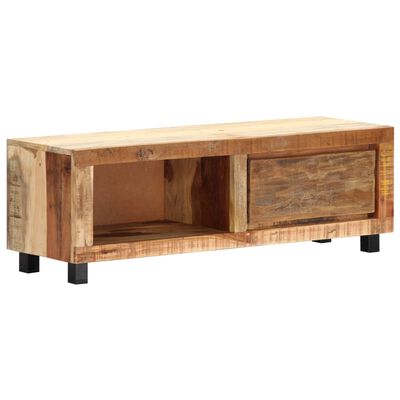 vidaXL Meuble TV 100x30x33 cm Bois de récupération massif