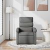 vidaXL Fauteuil inclinable Gris fonc&eacute; Tissu