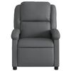 vidaXL Fauteuil inclinable gris similicuir