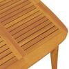 vidaXL Table de jardin 110x110x75 cm Bois d'acacia solide