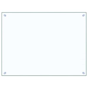 vidaXL Dosseret de cuisine Transparent 80x60 cm Verre tremp&eacute;