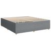 vidaXL Cadre de lit sans matelas gris clair tissu
