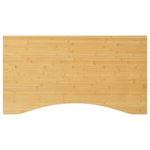 vidaXL Dessus de bureau 100x60x2,5 cm bambou