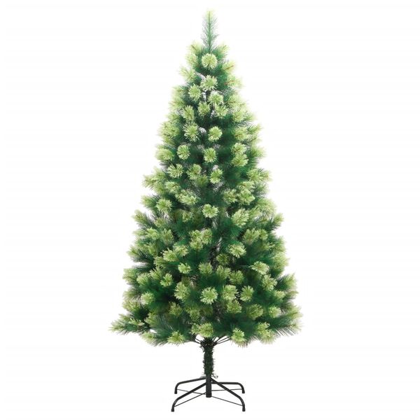 vidaXL Sapin de Noël artificiel articulé avec 300 LED 180 cm