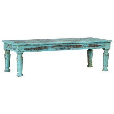 vidaXL Table basse 110x50x34 cm Bois de récupération massif