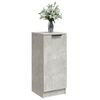 vidaXL Buffets 2 pcs Gris b&eacute;ton 30x30x70 cm Bois d'ing&eacute;nierie