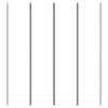 vidaXL Cloison de s&eacute;paration 4 panneaux Blanc 200x220 cm Tissu