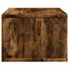 vidaXL Support d'imprimante ch&ecirc;ne fum&eacute; 40x32x22,5 cm bois d'ing&eacute;nierie