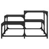 vidaXL Table basse noir 68x68x40 cm bois d'ingénierie