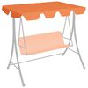vidaXL Toit de rechange balan&ccedil;oire orange 188/168x145/110 cm