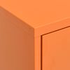vidaXL Armoire de rangement Orange 80x35x101,5 cm Acier