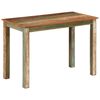 vidaXL Table de salle &agrave; manger 110x55x76cm Bois massif de r&eacute;cup&eacute;ration