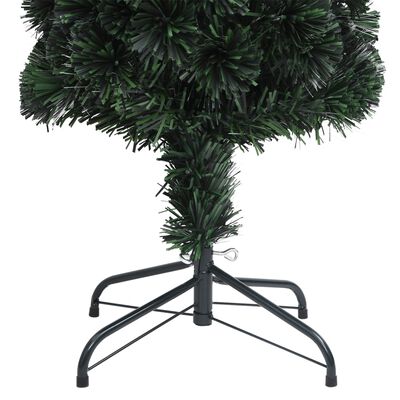 vidaXL Arbre de Noël artificiel mince avec support 150cm fibre optique