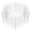 vidaXL Lit surélevé à gabion hexagonale 100 x 90 x 50 cm