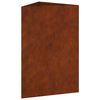 vidaXL Jardini&egrave;re 50x43x75 cm acier corten