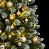 vidaXL Sapin de No&euml;l artificiel articul&eacute; 150 LED et boules 150 cm