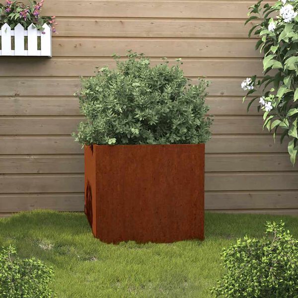 vidaXL Jardini&egrave;re 32x30x29 cm acier corten