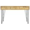 vidaXL Table console 120x35x76 cm Teck massif