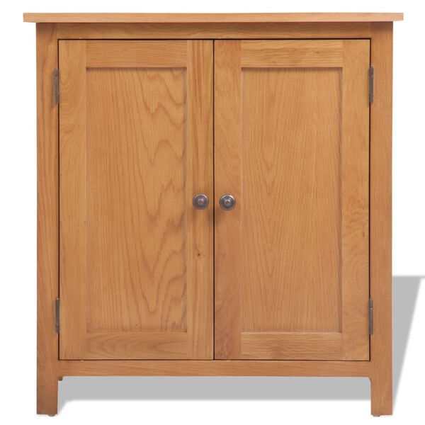 vidaXL Buffet 70x35x75 cm Bois de ch&ecirc;ne massif