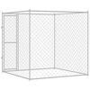 vidaXL Cage pour chien Argent&eacute; 200 x 200 x 200 cm Acier galvanis&eacute;