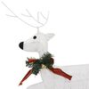 vidaXL D&eacute;coration de No&euml;l Renne et tra&icirc;neau 100 LED ext&eacute;rieur blanc