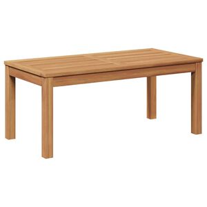 vidaXL Table de Jardin Naturel 95 x 45 x 40 cm Bois de teck solide