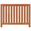 vidaXL Cache-radiateur cire marron 108,5x19x84 cm bois massif de pin