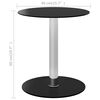 vidaXL Table basse Noir 40 cm Verre tremp&eacute;