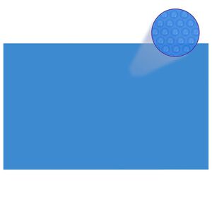 vidaXL Bâche de piscine rectangulaire 260 x 160 cm PE Bleu