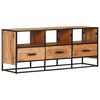 vidaXL Meuble TV 110x30x45 cm Bois d'acacia massif