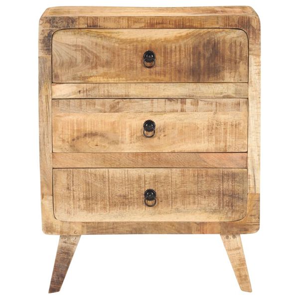 vidaXL Buffet 60x35x75 cm Bois de manguier brut