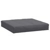 vidaXL Coussins de palette lot de 3 anthracite m&eacute;lang&eacute; tissu