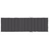 vidaXL Coussin de chaise longue anthracite mélangé 200x70x4 cm tissu