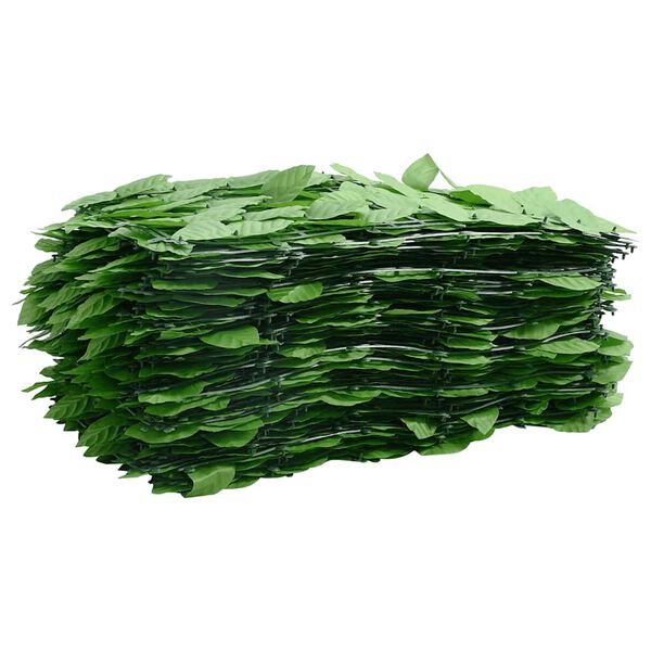 vidaXL &Eacute;cran de balcon avec feuilles vert 500x75 cm