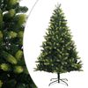 vidaXL Sapin de Noël artificiel à charnières avec support 150 cm