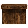 vidaXL Table basse ch&ecirc;ne fum&eacute; 80x55x40 cm bois d'ing&eacute;nierie