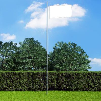 vidaXL Mât de drapeau sectionnel Aluminium 6,2 m