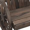 vidaXL Chaise de jardin Adirondack 2 places bois de sapin massif