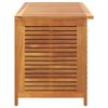 vidaXL Bo&icirc;te de rangement de jardin persiennes 113x50x56cm bois acacia