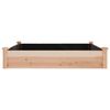 vidaXL Lit surélevé de jardin doublure 120x120x25 cm bois massif sapin