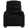 vidaXL Fauteuil inclinable de massage électrique noir similicuir