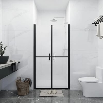 vidaXL Porte de douche ESG dépoli (83-86)x190 cm