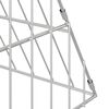 vidaXL Cage pour lapins Argent 215 x 100 x 85 cm Acier galvanis&eacute;