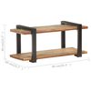 vidaXL Meuble TV 90x40x40 cm Bois de récupération massif