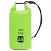 vidaXL Sac sec Vert 20 L PVC