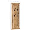 vidaXL Porte-manteaux 2 pcs Bois massif de manguier 38x100 cm