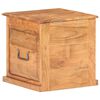 vidaXL Coffre 40x40x40 cm Bois d'acacia solide