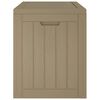 vidaXL Bo&icirc;te de stockage de jardin gris 55,5x43x53 cm polypropyl&egrave;ne