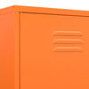 vidaXL Garde-robe Orange 90x50x180 cm Acier